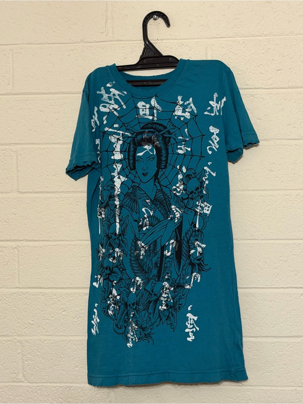 Sinful by Affliction Geisha Spiderweb shirt